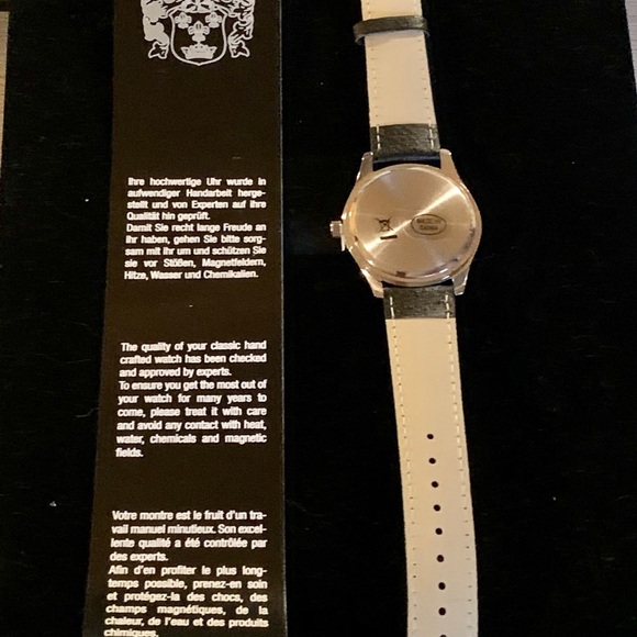 Eiger Men’s Large Face Watch with Black Band NIP - Picture 5 of 7